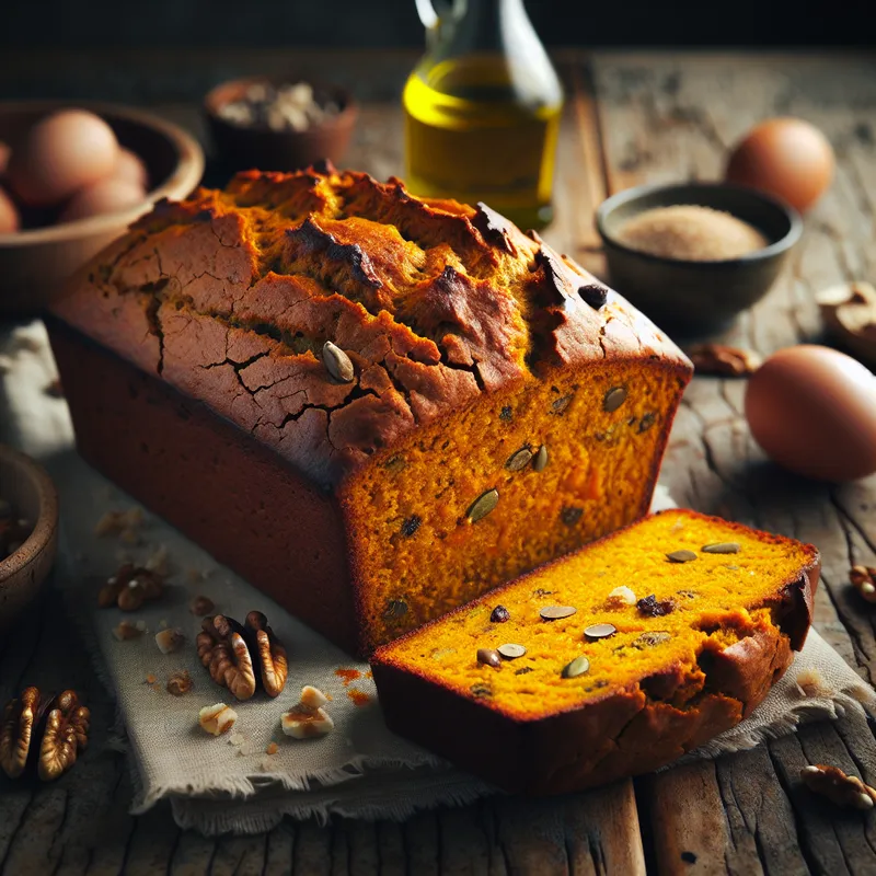 Savory Pumpkin Bread with Olive Oil image