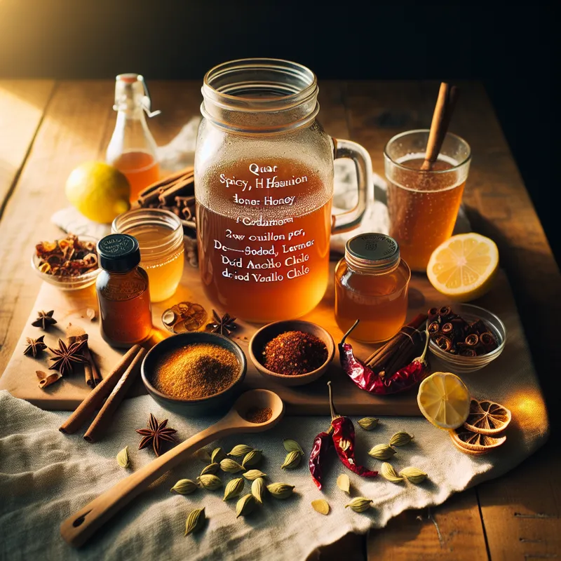 Spicy Honey Fusion Mead image