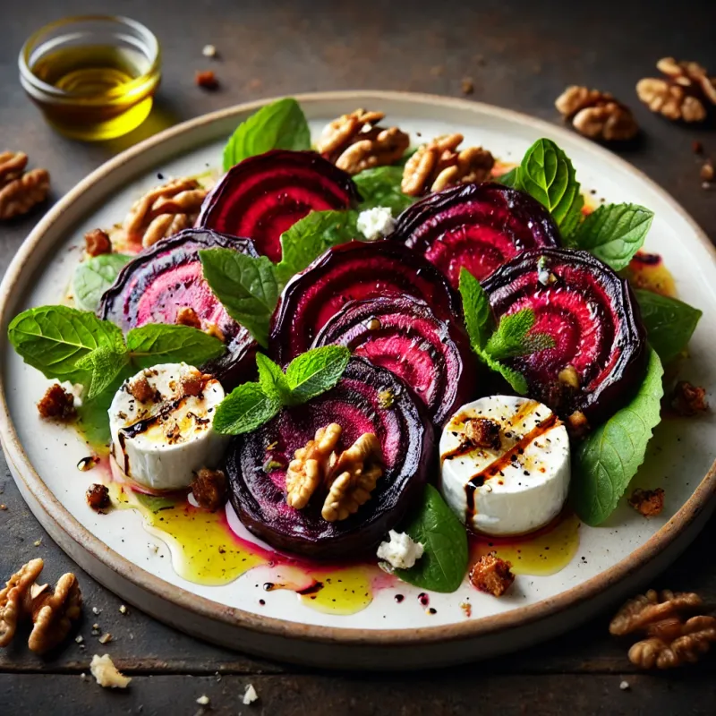 Vibrant Beet and Mint Salad image