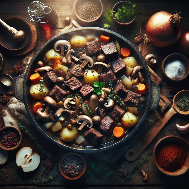 Hunter’s Bison and Mushroom Stew image