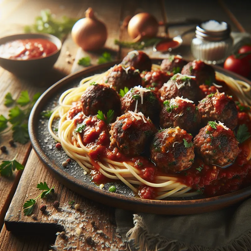 Elk Meatballs in Tangy Marinara image