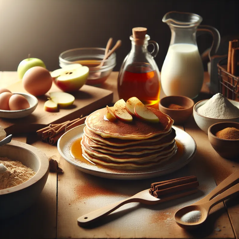 Apple-Cinnamon Bliss Pancakes image