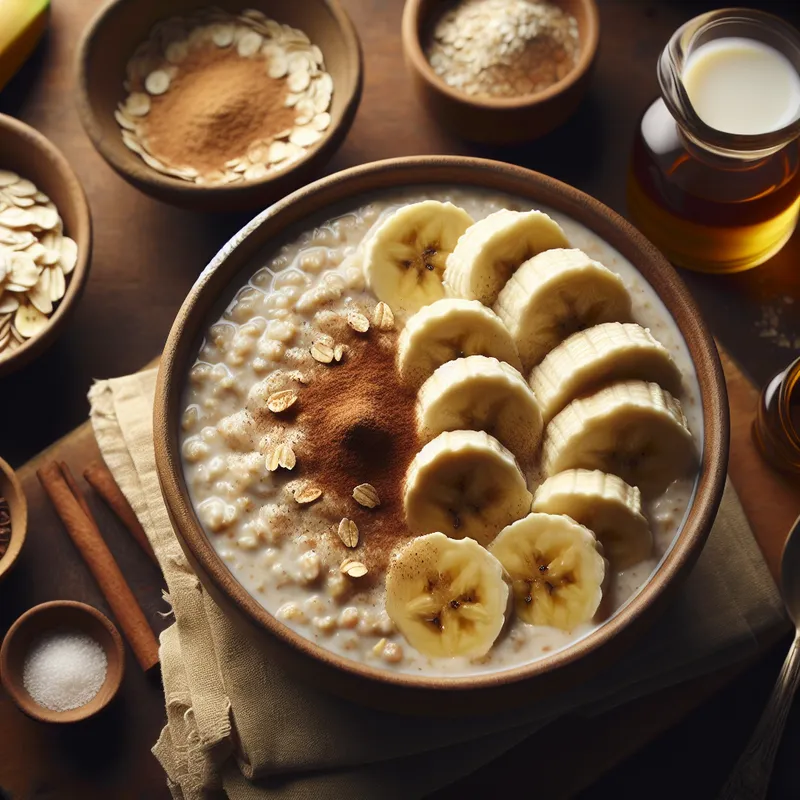 Banana Bliss Oatmeal Bowl image