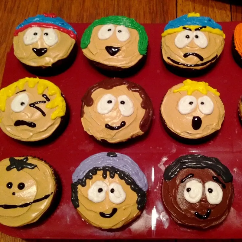 South Park Character Cupcakes image