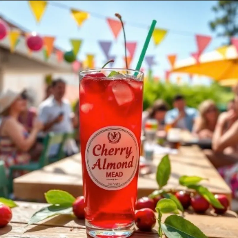 Cherry Almond Mead image