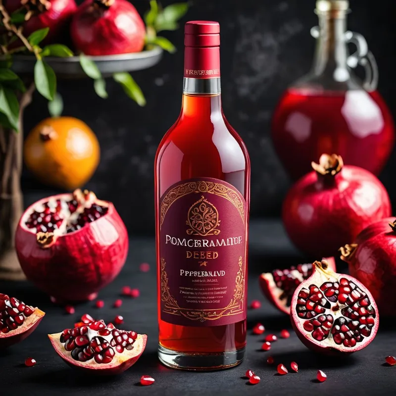 Pomegranate Peppercorn Mead image