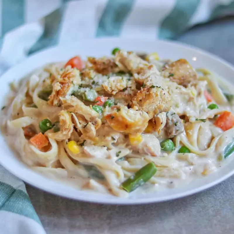 Creamy Chicken Alfredo Made Simple image