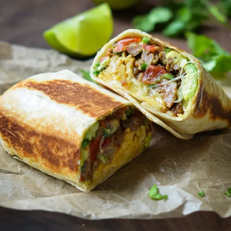 Hearty Morning Burrito Fiesta image