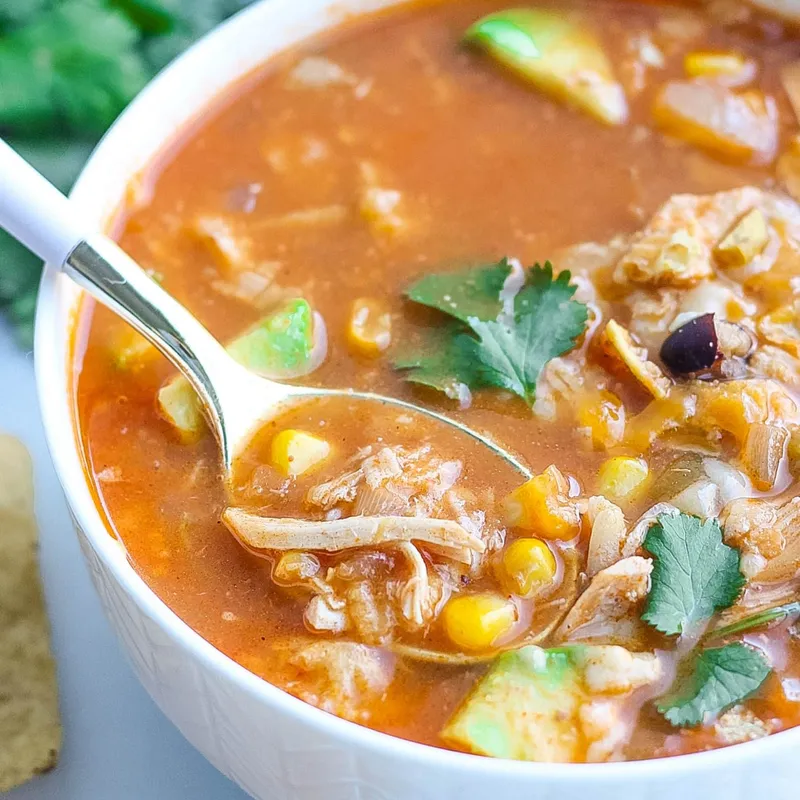 Spicy Chicken Tortilla Soup Harmony image