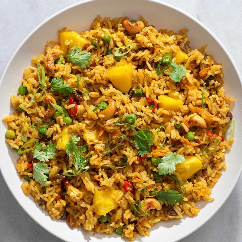 Tropical Curried Pineapple Fried Rice image