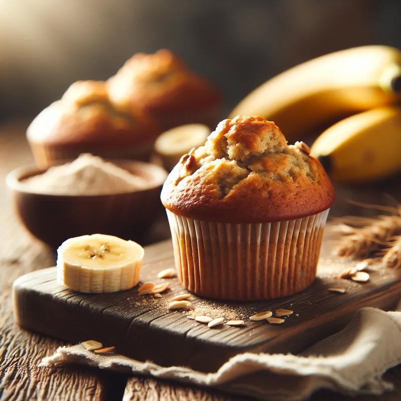 Wholesome Banana Muffins in Minutes image