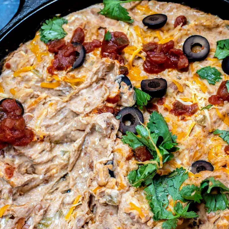 Creamy Savory Bean Cheese Dip image