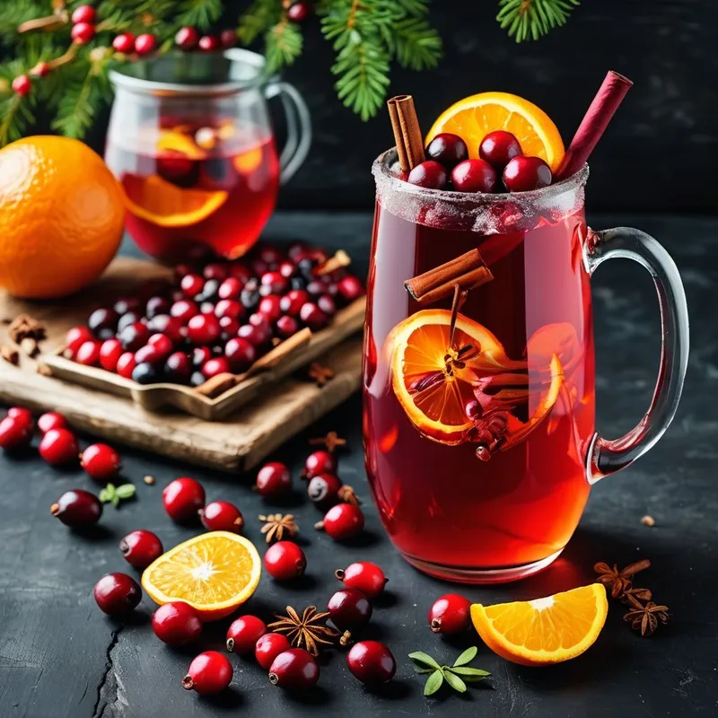 Spiced Cranberry Orange Mead  image