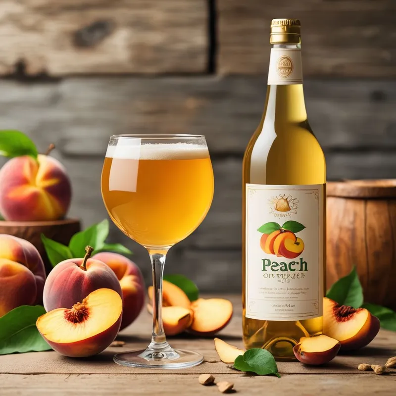 Peach Ginger Mead image