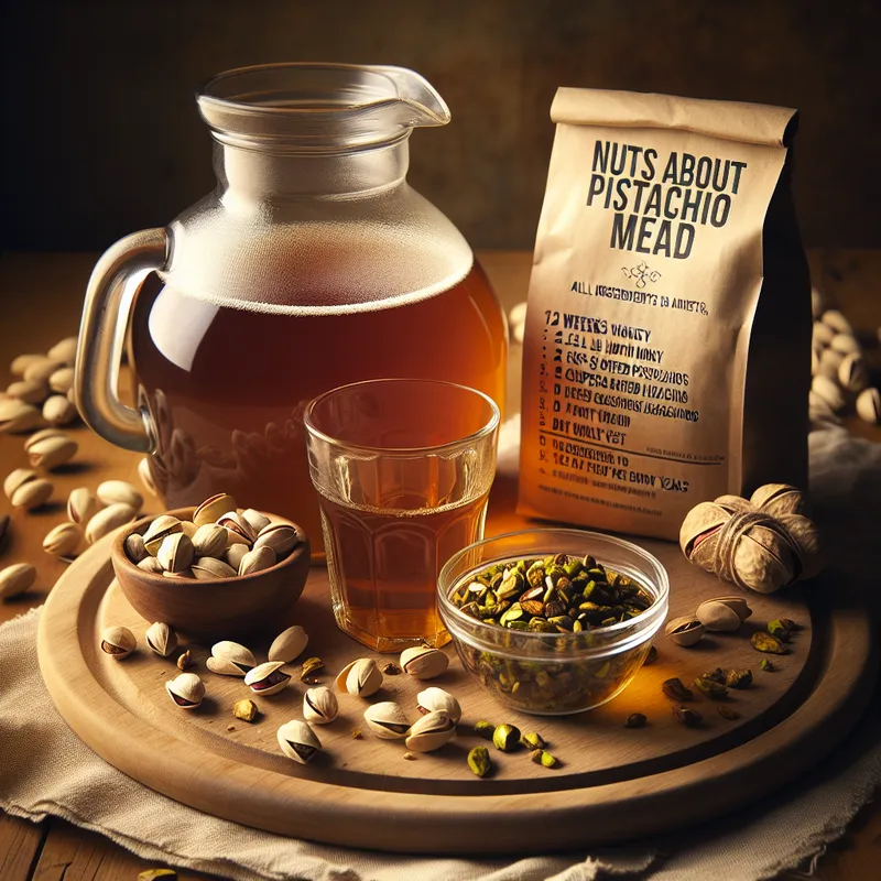 Nuts About Pistachio Mead | DishGen Recipe
