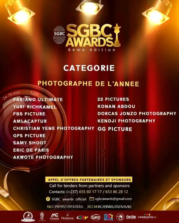 PHOTOGRAPHE DE L'ANNÉE