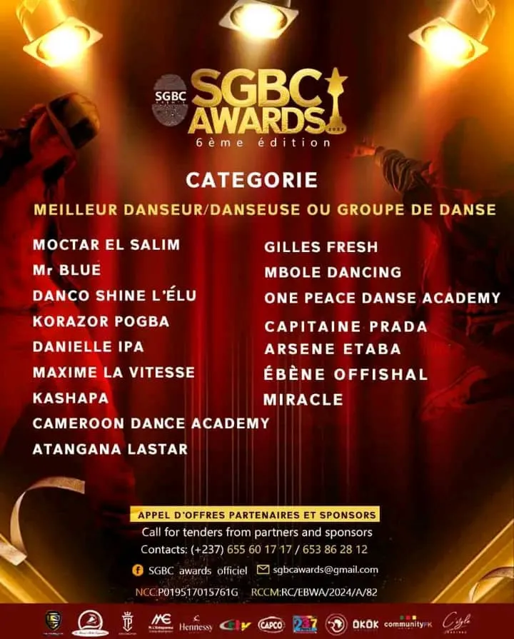 MEILLEUR DANSEUR/DANSEUSE OU GROUPE DE DANSE