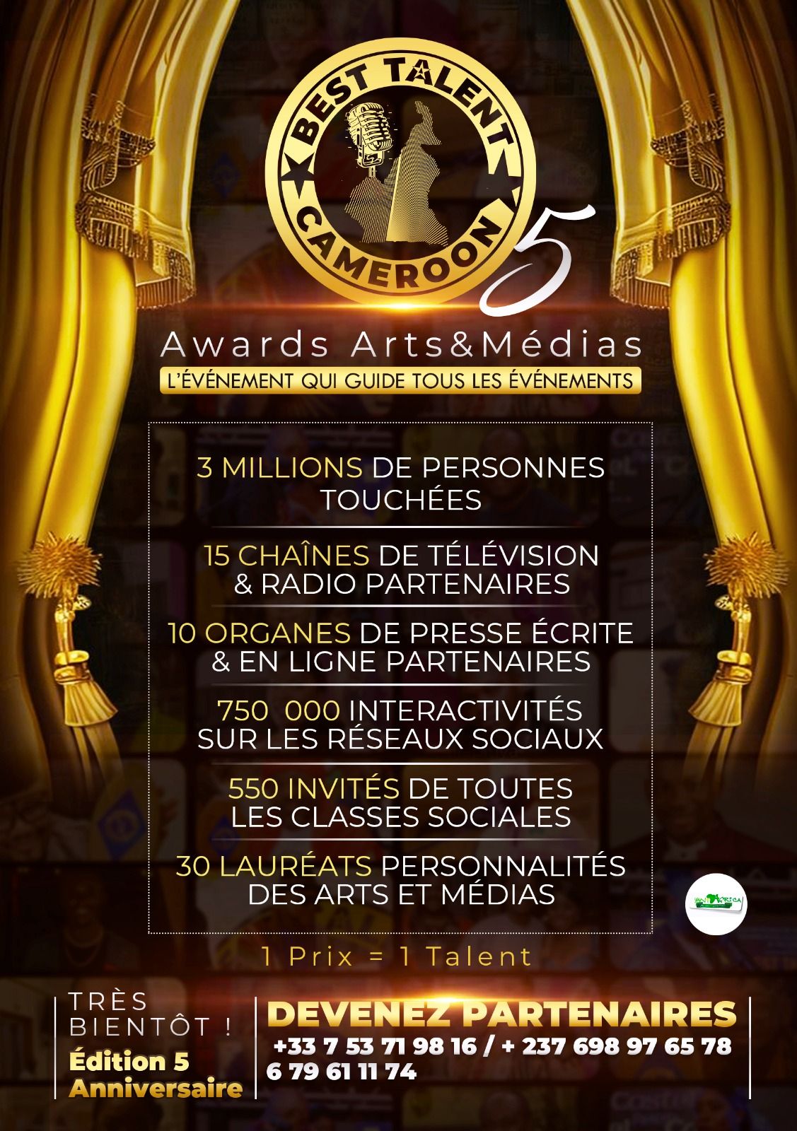 Best Talent Statale Cameroon Awards Arts & Médias 