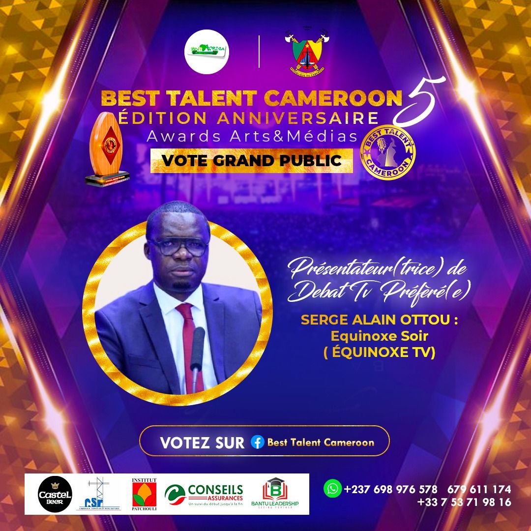 SERGE ALAIN OTTOU : Equinoxe Soir ( ÉQUINOXE TV)