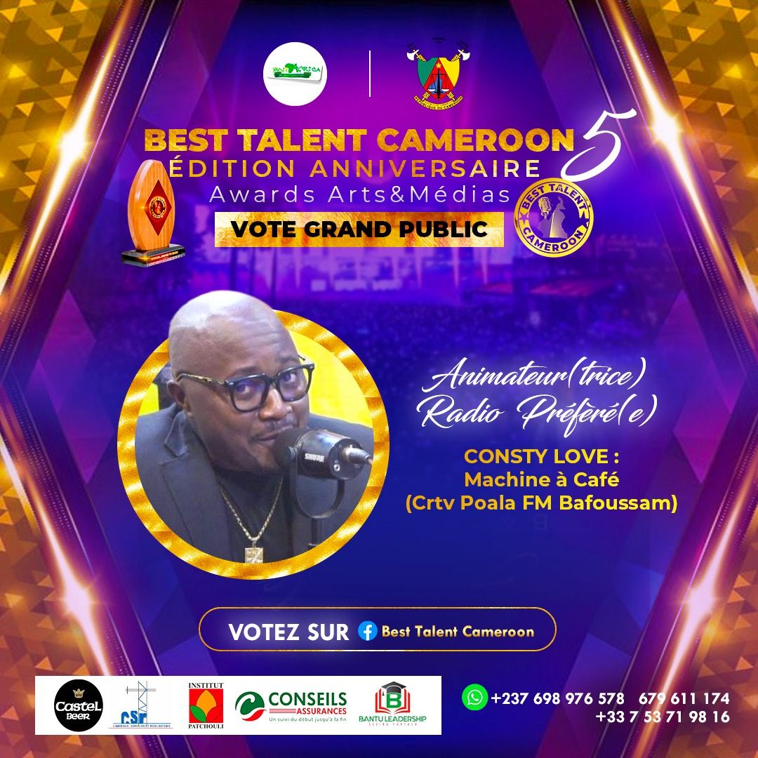 CONSTY LOVE : Machine à Café (Crtv Poala FM Bafoussam)