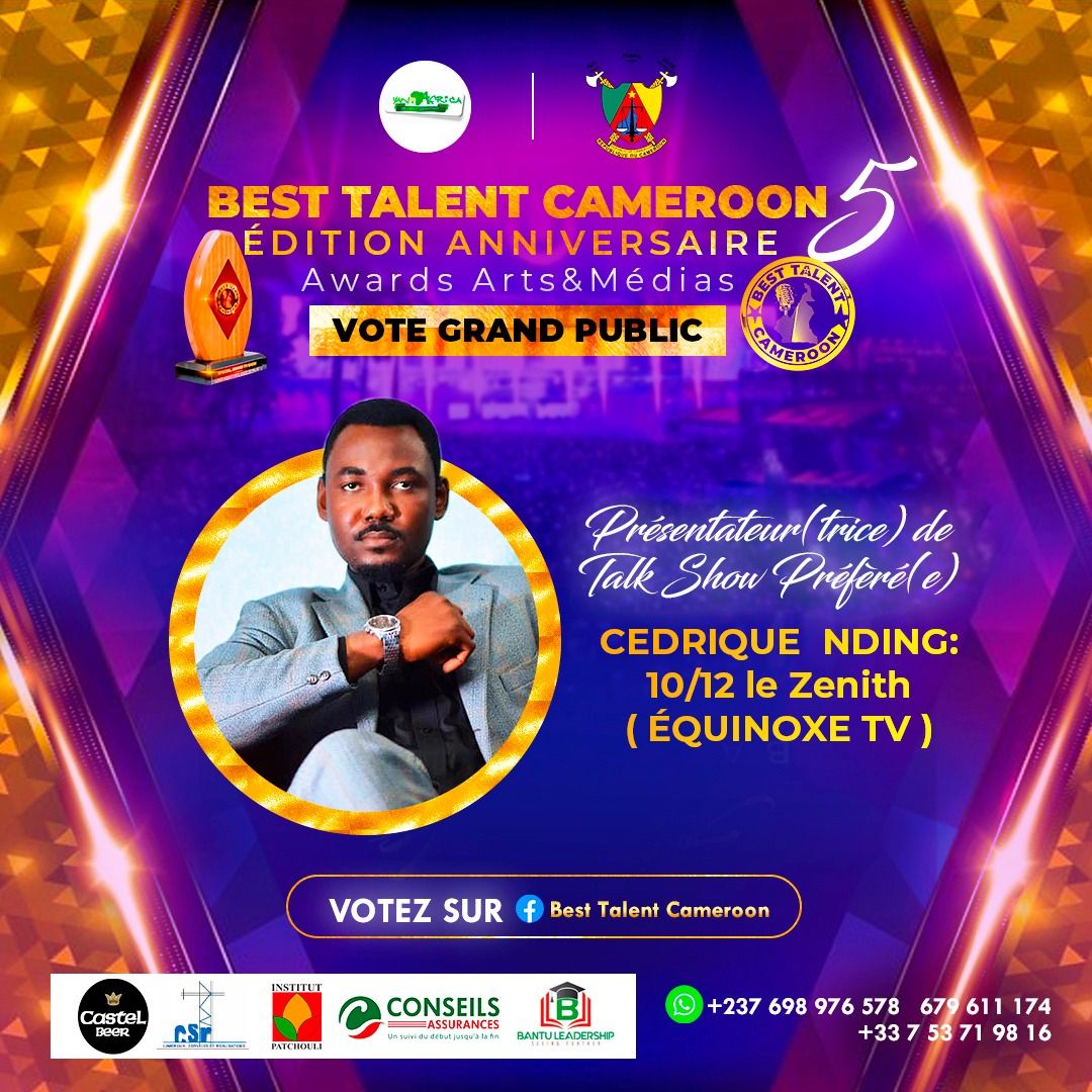 CEDRIQUE  NDING: 10/12 le Zenith ( ÉQUINOXE TV )
