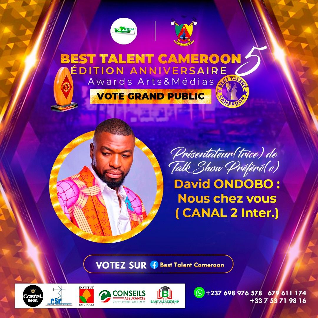 David ONDOBO : Nous chez vous ( CANAL 2 International)