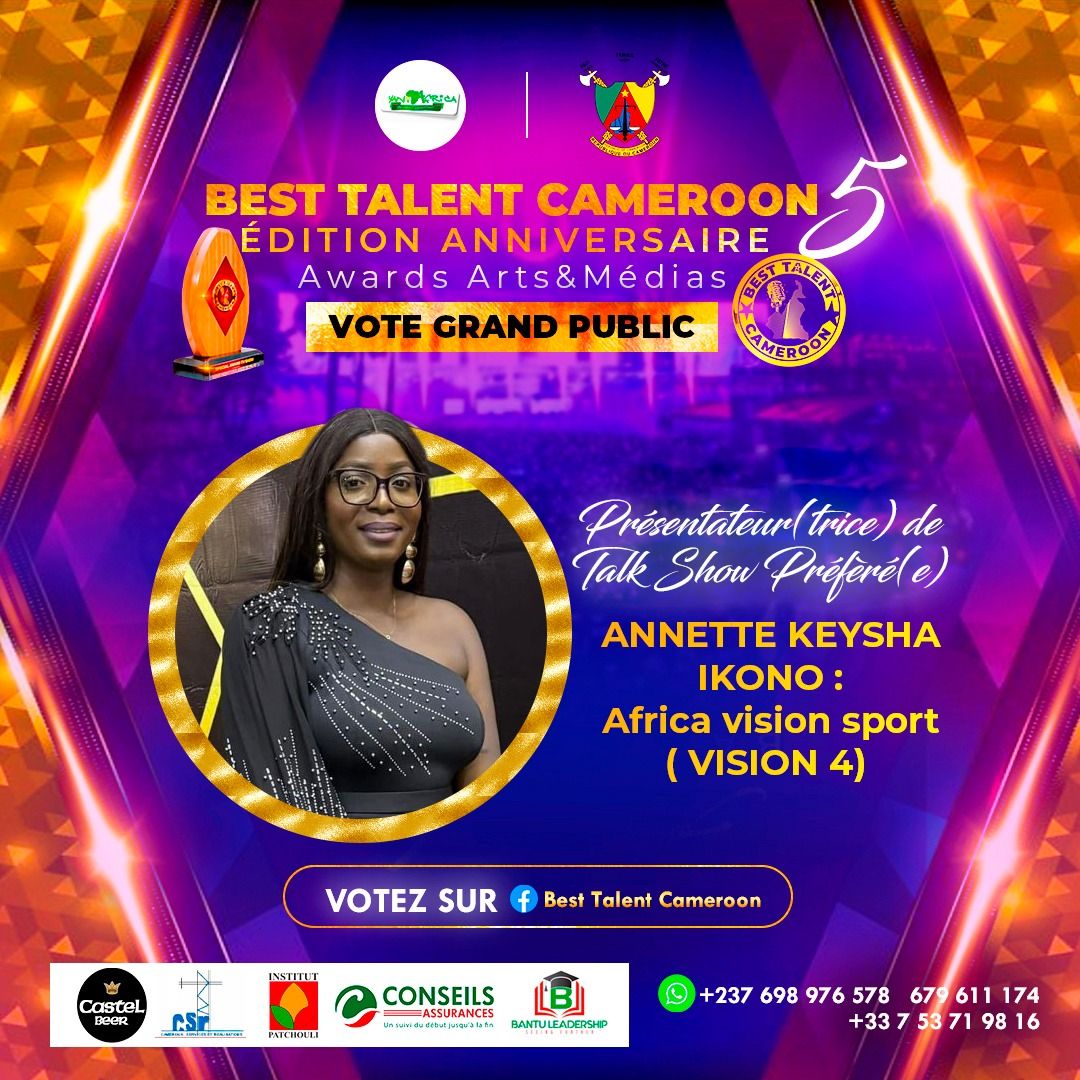 ANNETTE KEYSHA IKONO : Africa vision sport ( VISION 4)