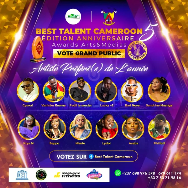 ARTISTE PRÉFÉRÉ(E) DE L'ANNÉE