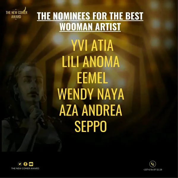 Best woman artist category