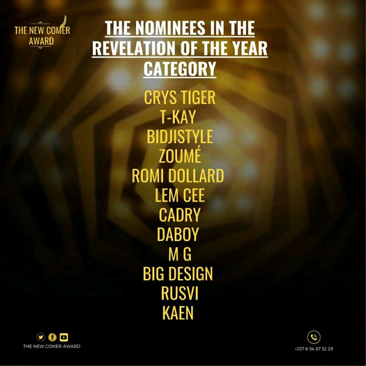 Best Revelation of the year category 