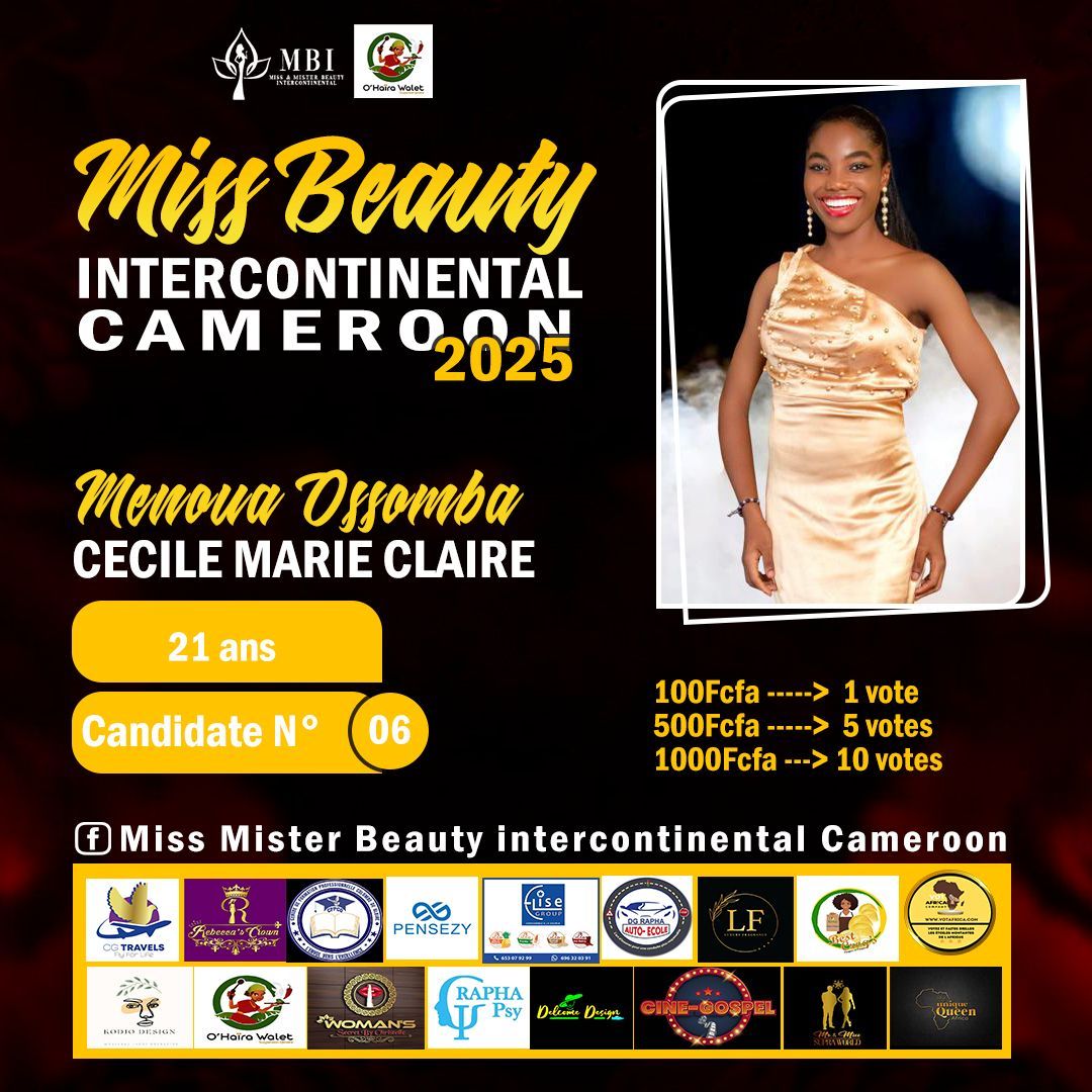 Menoua Ossomba Cecile Marie Claire