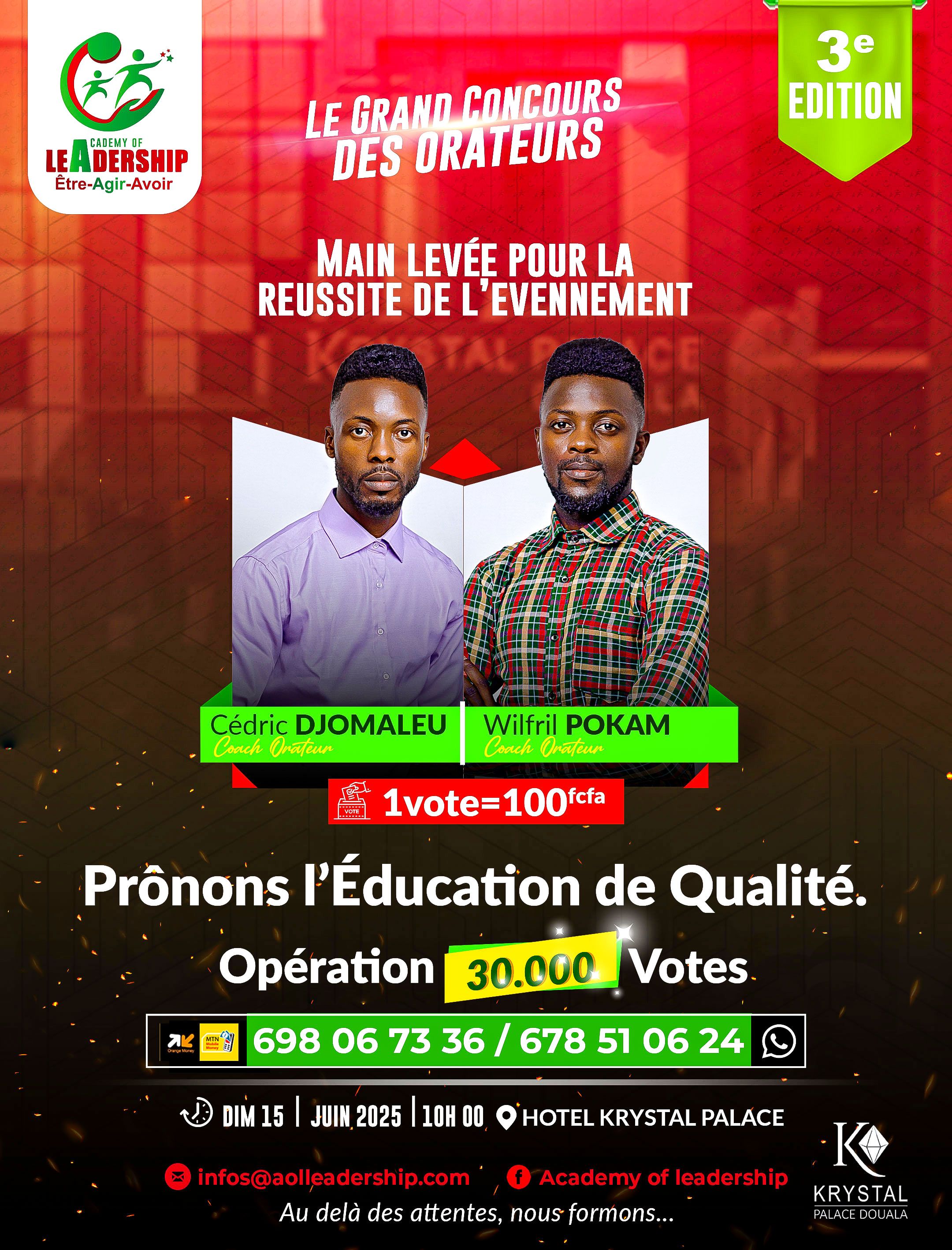 OPÉRATION 30.000 VOTES