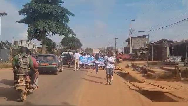 Marche sportive à l'occasion de la journée internationale des infirmières et des sages-femmes 