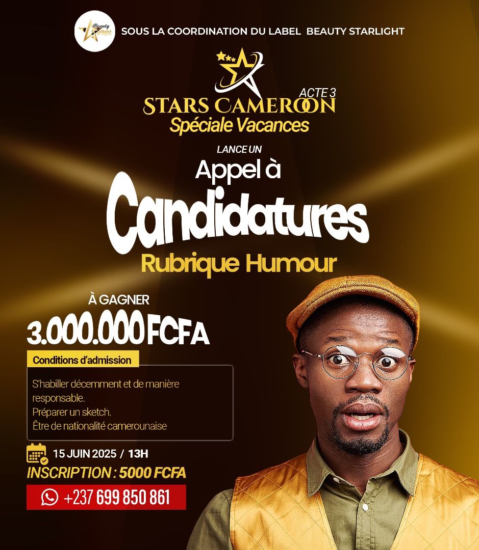 MEILLEUR HUMORISTE STARS CAMEROON