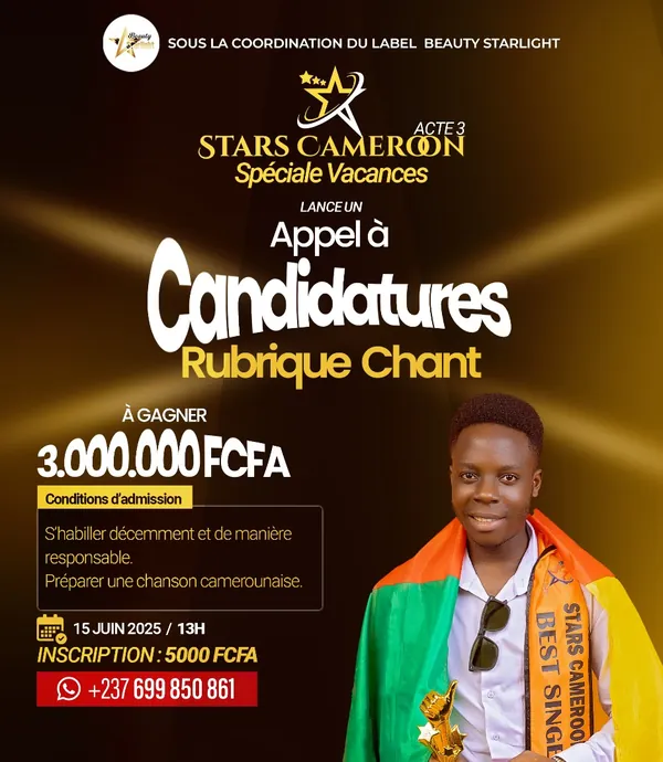 BEST SINGER STARS CAMEROON