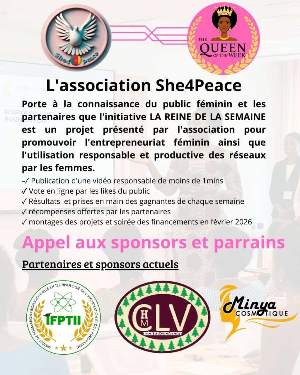 Appel aux sponsors et aux partenaires