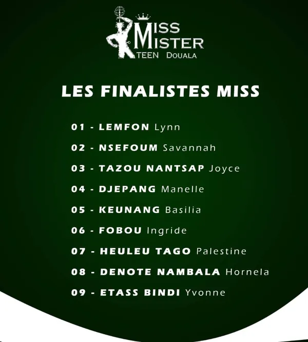 Rencontrez nos finalistes!