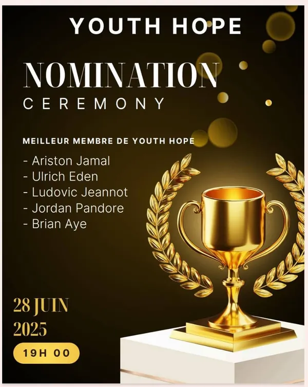 Meilleur Membre de Youth Hope
