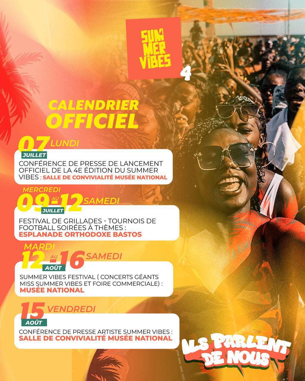 Le Calendrier Officiel