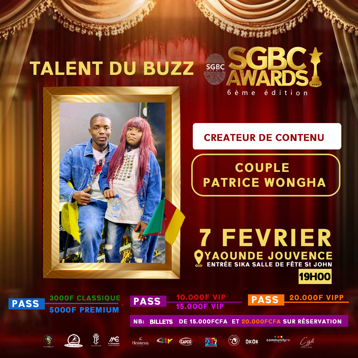 Couple Patrice Wongha