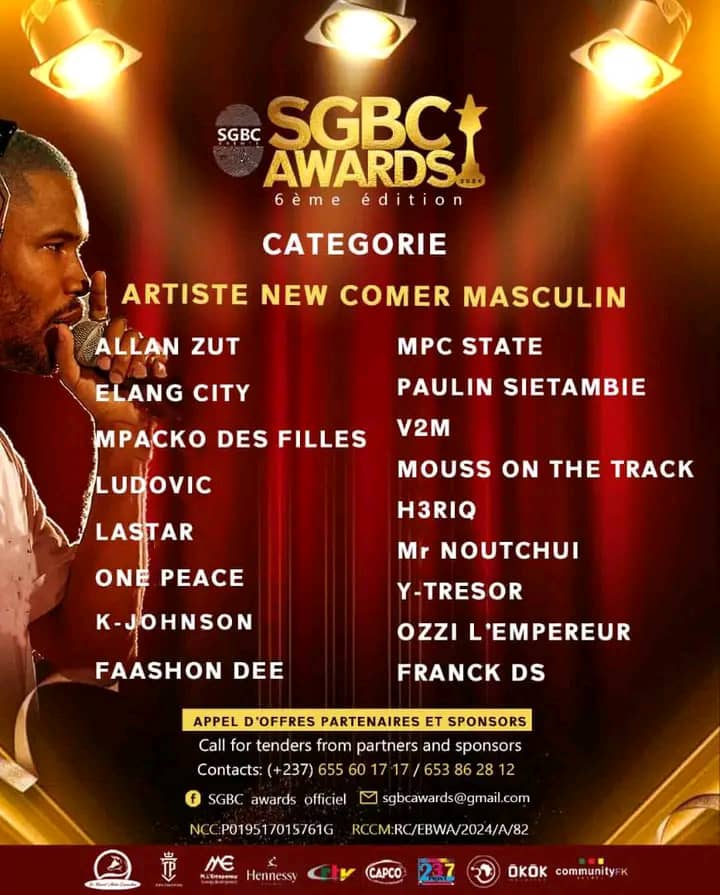 ARTISTE NEW COMER MASCULIN