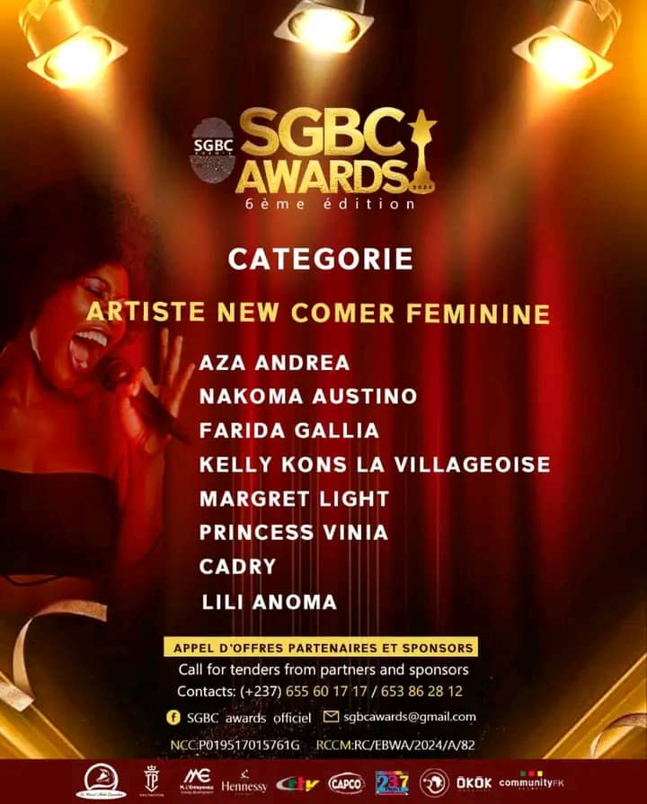 ARTISTE NEW COMER FÉMININE