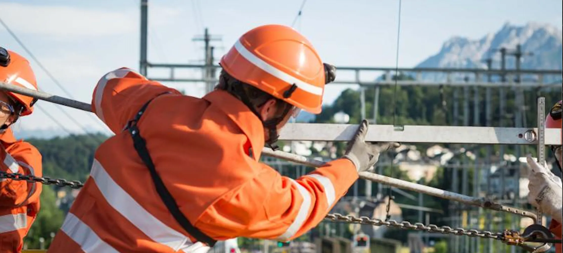 Netzelektriker Fahrleitung