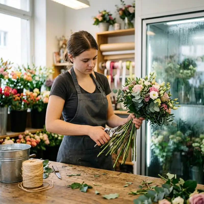 Florist/in EFZ Sträusse binden