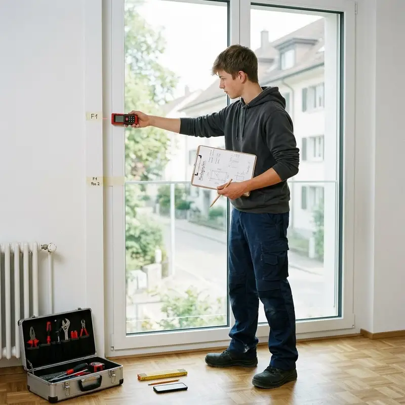 Fachmann/-frau Sonnenschutz und Storentechnik EFZ Fenster ausmessen