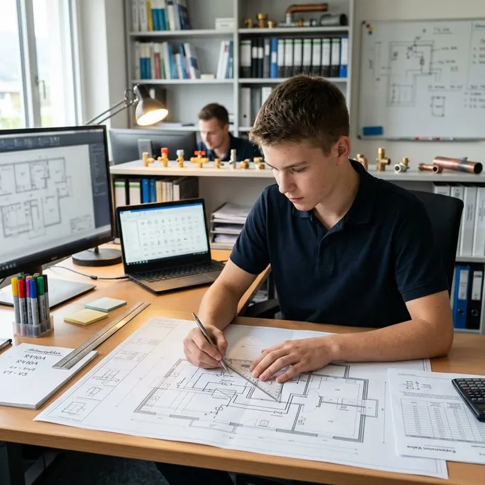 Kältesystem-Planer/in EFZ Anlage skizzieren