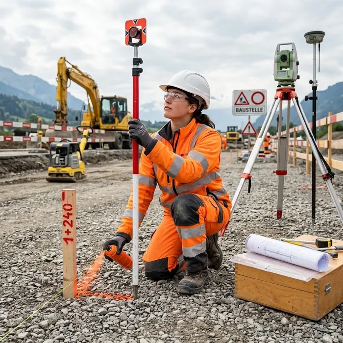 Constructeur/trice de routes CFC Mesurer le terrain