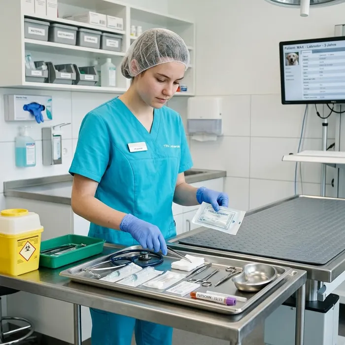Tiermedizinische/r Praxisassistent/in (TPA) EFZ Behandlungsraum vorbereiten