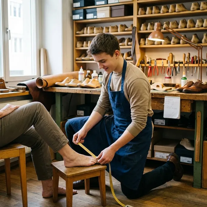 Calzolaio/a AFC Misurare i piedi