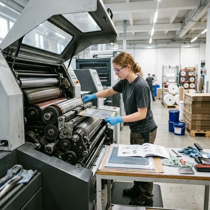 Imprimeur/euse d’emballage CFC Régler la machine